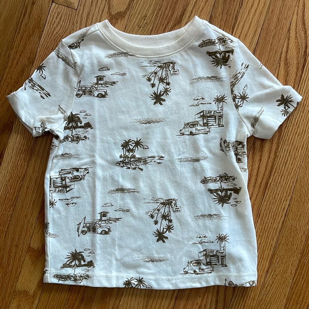 Old Navy Surf Shop Palm Tree toddler t-shirt